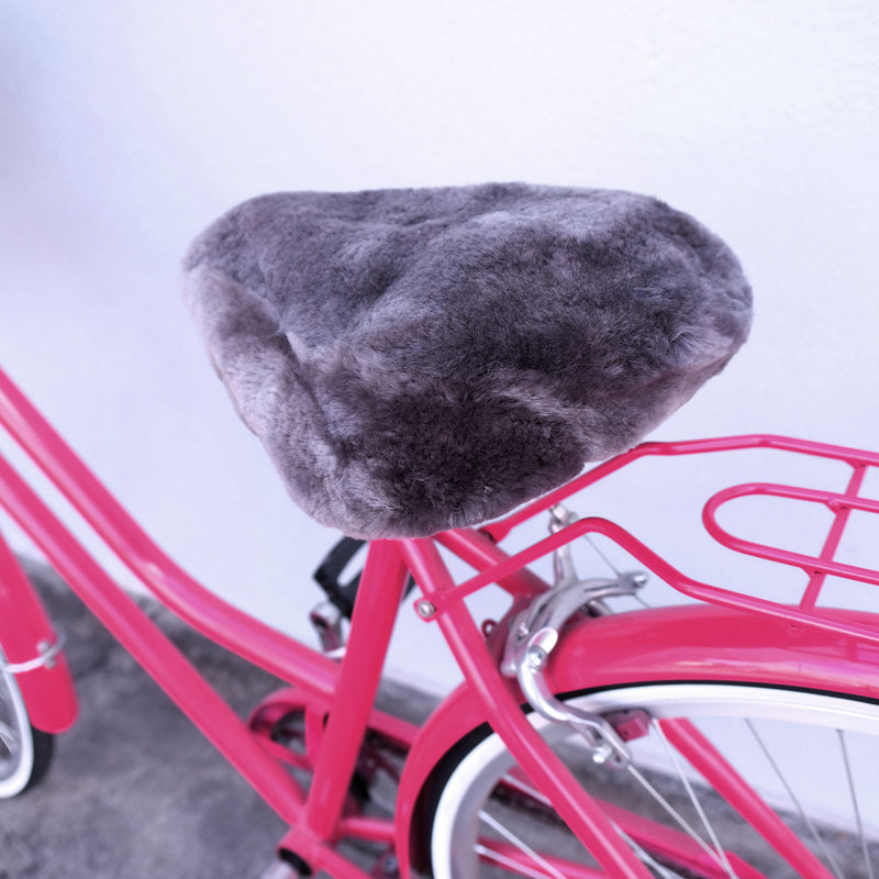 Bicycle Seat Cover - Made From 100% Genuine Australian Merino Sheepskin