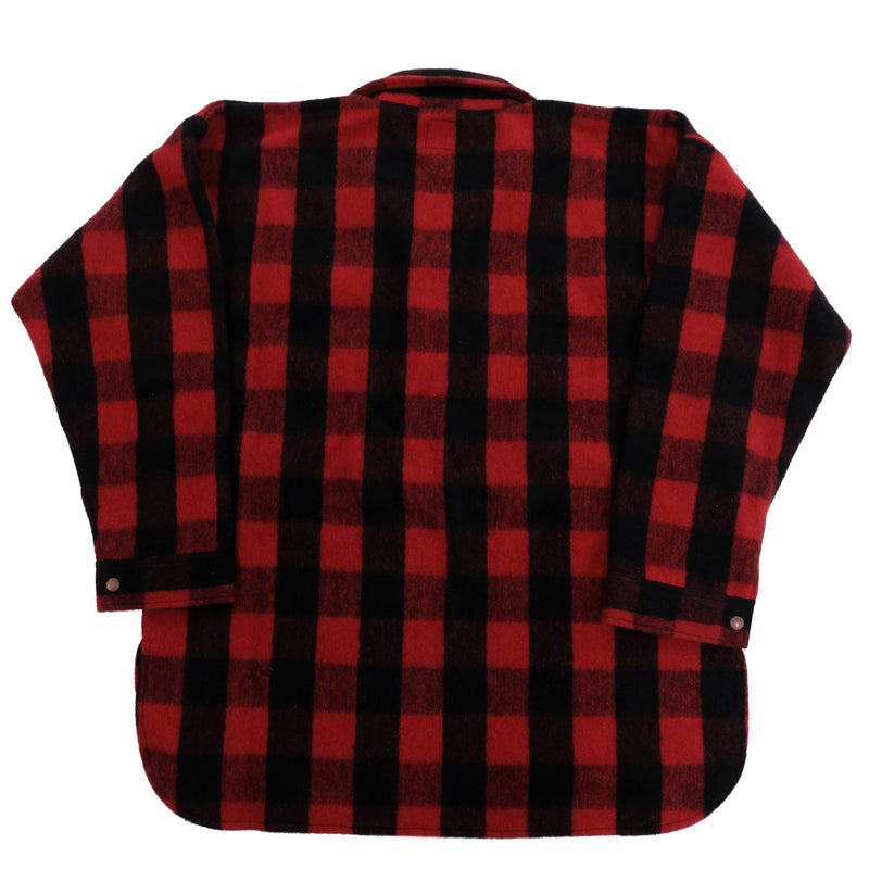 Wool Bush Shirt - Australian Made Rugged Flannel Plaid Shirt