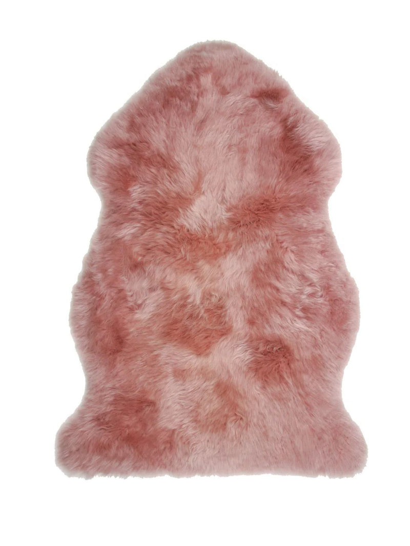 Sheepskin Rug - Rose - XXL Imperfectly Perfect - Long Wool Australian Merino Sheepskin