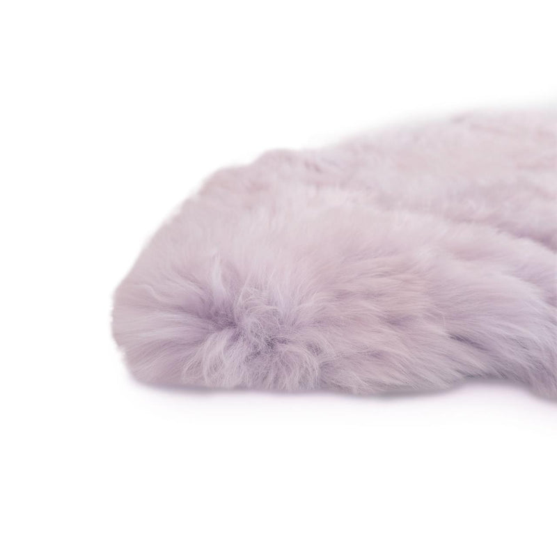 Sheepskin Rug - Lilac (Pink) - Super Double Length (78 x 25 inches) - Long Wool Australian Merino Sheepskin