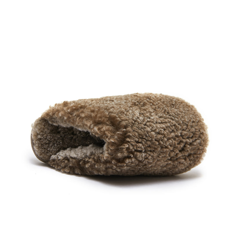 Marley - Curly Wool Slip-On - Men's Women's Unisex Premium Australian Sheepskin Slippers