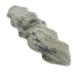 Green Tea - Super Double Length (82-86 x 25 inches) - Long Wool Sheepskin Rug - Australian Merino Sheepskin