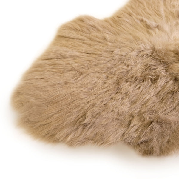 Taupe - XXL - Long Wool Rug - Australian Merino Sheepskin