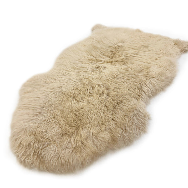 Sheepskin Rug - Linen - XXL - Long Wool Australian Merino Sheepskin