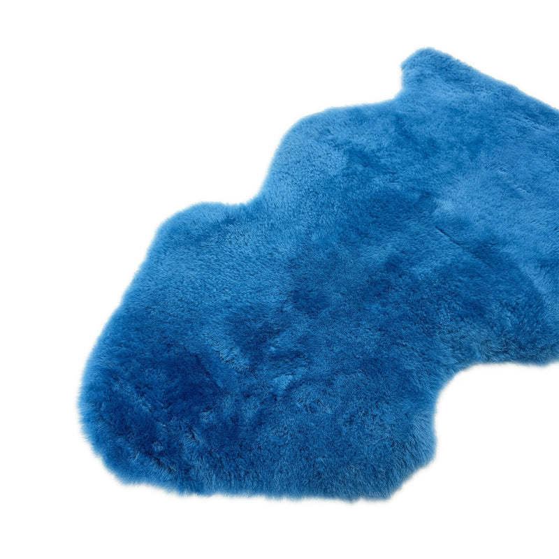 Baby Lambskin Rug - Light Teal  - Australian Merino