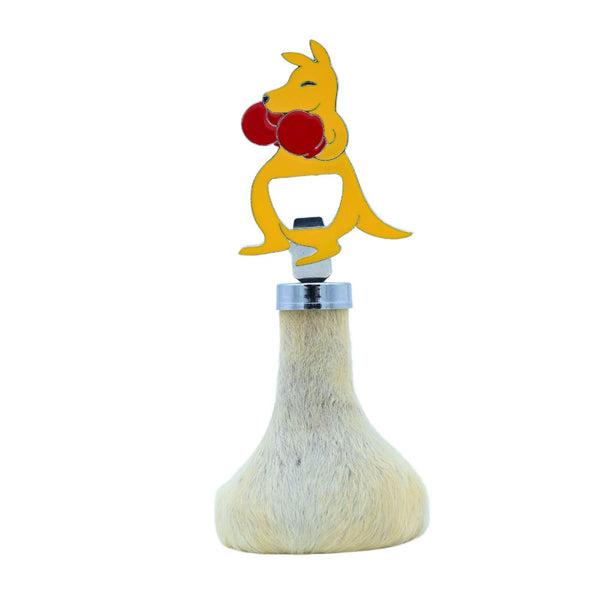 Kangaroo Scrotum Bottle Opener – Boxing Kangaroo (Deluxe)