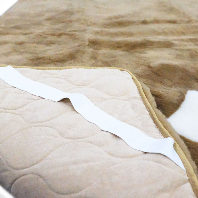 Sheepskin Mattress Topper Bed Underlay - Diamond Luxe - Natural Pressure Relief