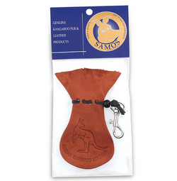 Key Ring Scrotum – Small – Genuine Kangaroo Leather Scrotum