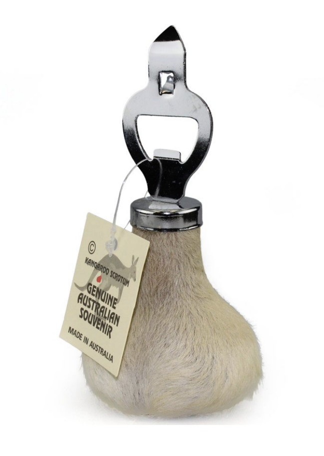 Kangaroo Scrotum Bottle Opener – Classic Top