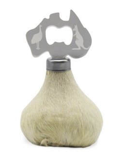 Kangaroo Scrotum Bottle Opener – Australia Map Top