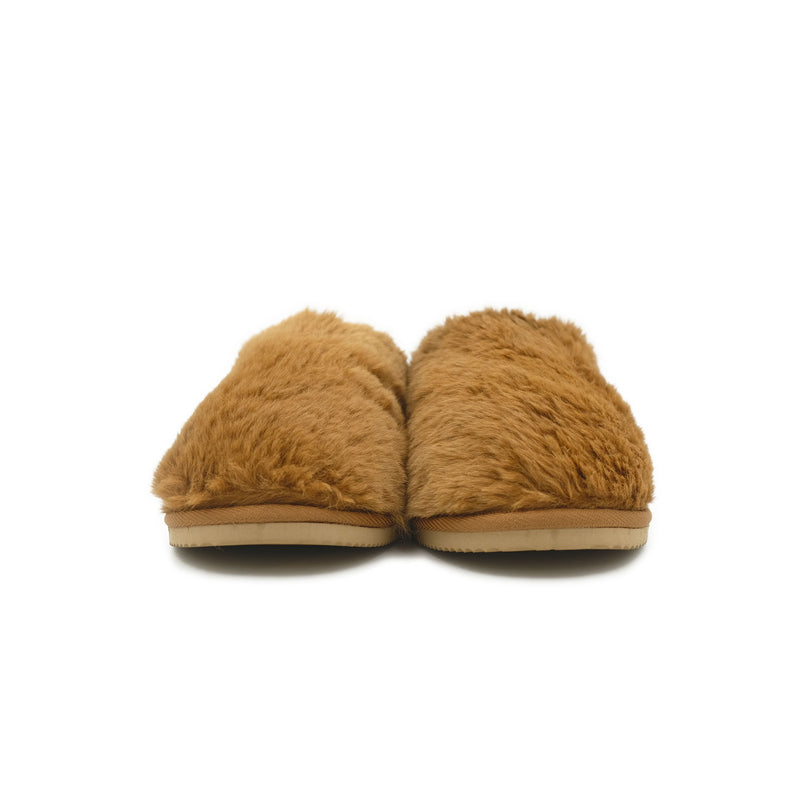 Kangaroo Fur Men's Women's Scuff Slippers - Made in Australia