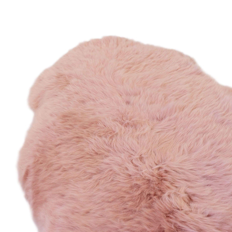 Sheepskin Rug - Dust Pink - XXL Imperfectly Perfect - Long Wool Australian Merino Sheepskin