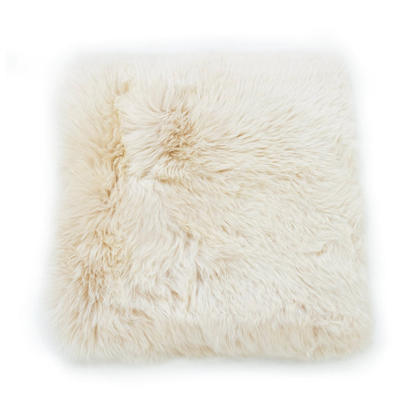 Square Sheepskin Mats - Linen - Australian Merino Sheepskin Seat Mats (19.6 x 19.6 inches)