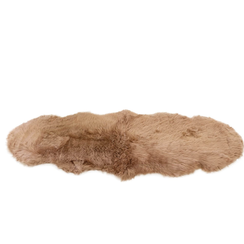 Sheepskin Rug - Toffee - Double Length (180 x 65cm) - Long Wool Australian Merino Sheepskin