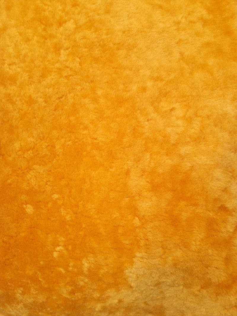 Baby Lambskin Rug - Sunset Orange - Australian Merino