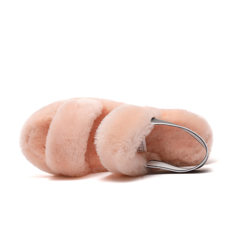 Gen - Australian Sheepskin Women's Sandals - Elastic Strap
