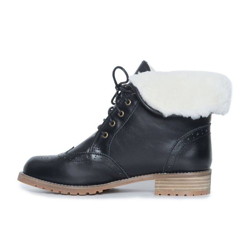 Alice - Footwear Yellow Earth Australia Alice Heritage Lace Up Leather Boots Sheepskin