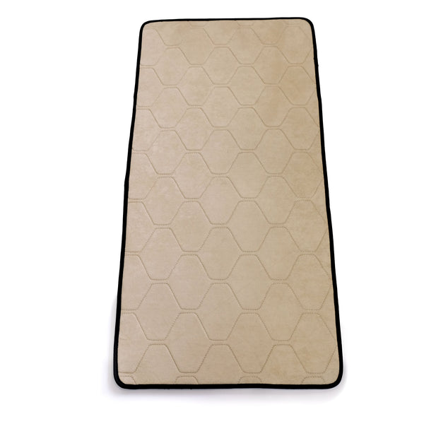 Black Rectangle Sheepskin mat – 45 x 22 inches – Australian Merino Sheepskin [Clearance]