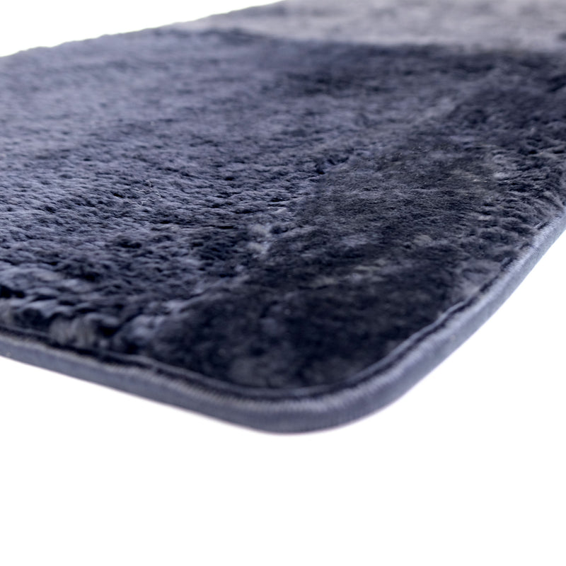 Black Rectangle Sheepskin mat – 45 x 22 inches – Australian Merino Sheepskin [Clearance]
