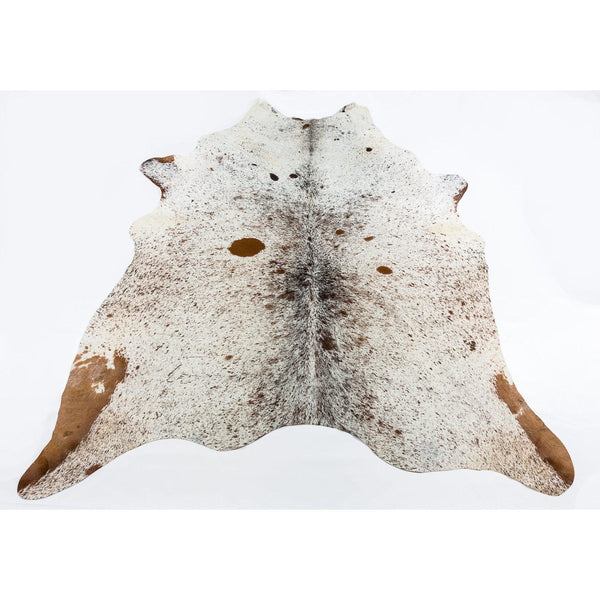 Speckled Brown Light - Brown & White Coloured Large Premium Cowhide Rug - Skin Yellow Earth Australia cow hide, indoor, rug