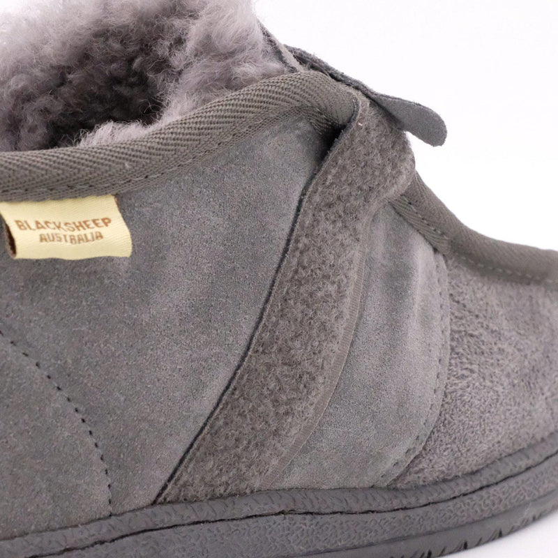 FLEECE EASY (VELCRO STRAP) - Footwear Black Sheep Australia black sheep eldery healthcare medical non slip