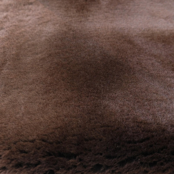 Natural Brown Colour (No Colour Dye) - Rectangle Sheepskin Rug - 130 x 60 cm