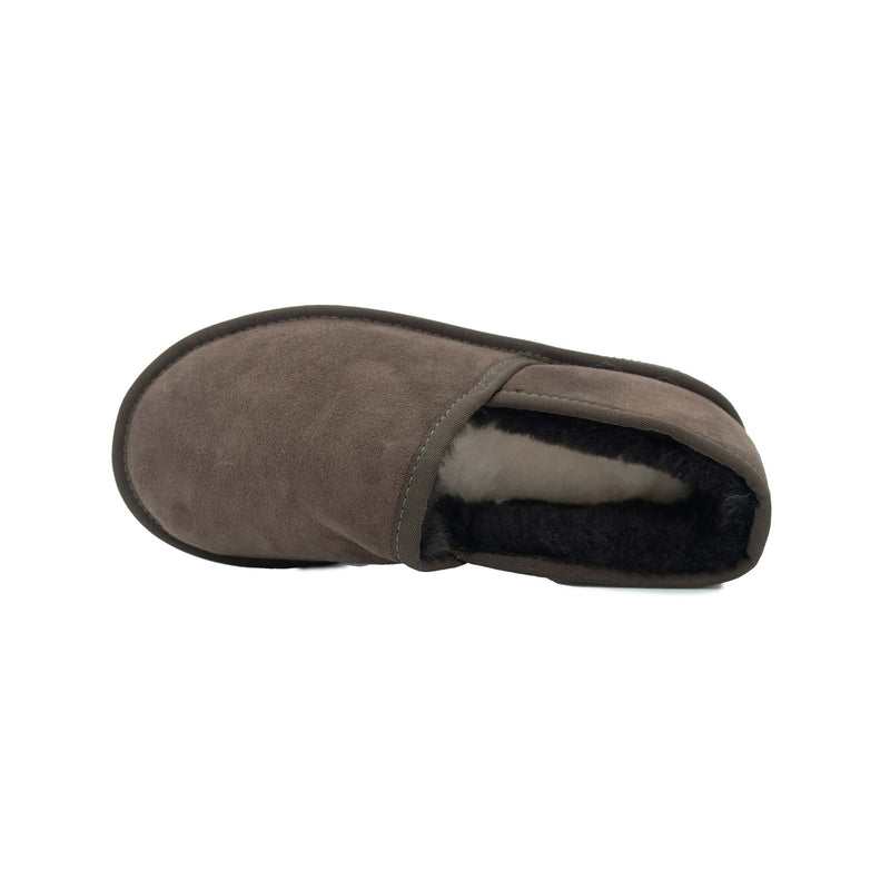 Classic Men's Indoor Bound Slipper - Warm Premium Sheepskin Wool Slippers