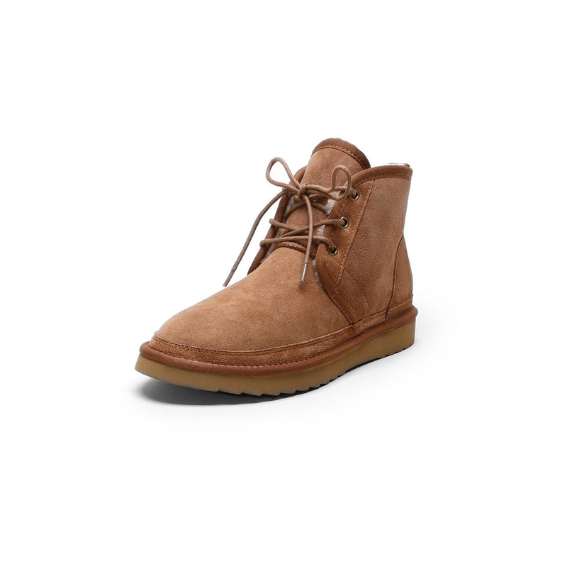 Oliver - Lace-up Casual Sheepskin Boot-Footwear-Y.E. & CO-Yellow Earth Australia