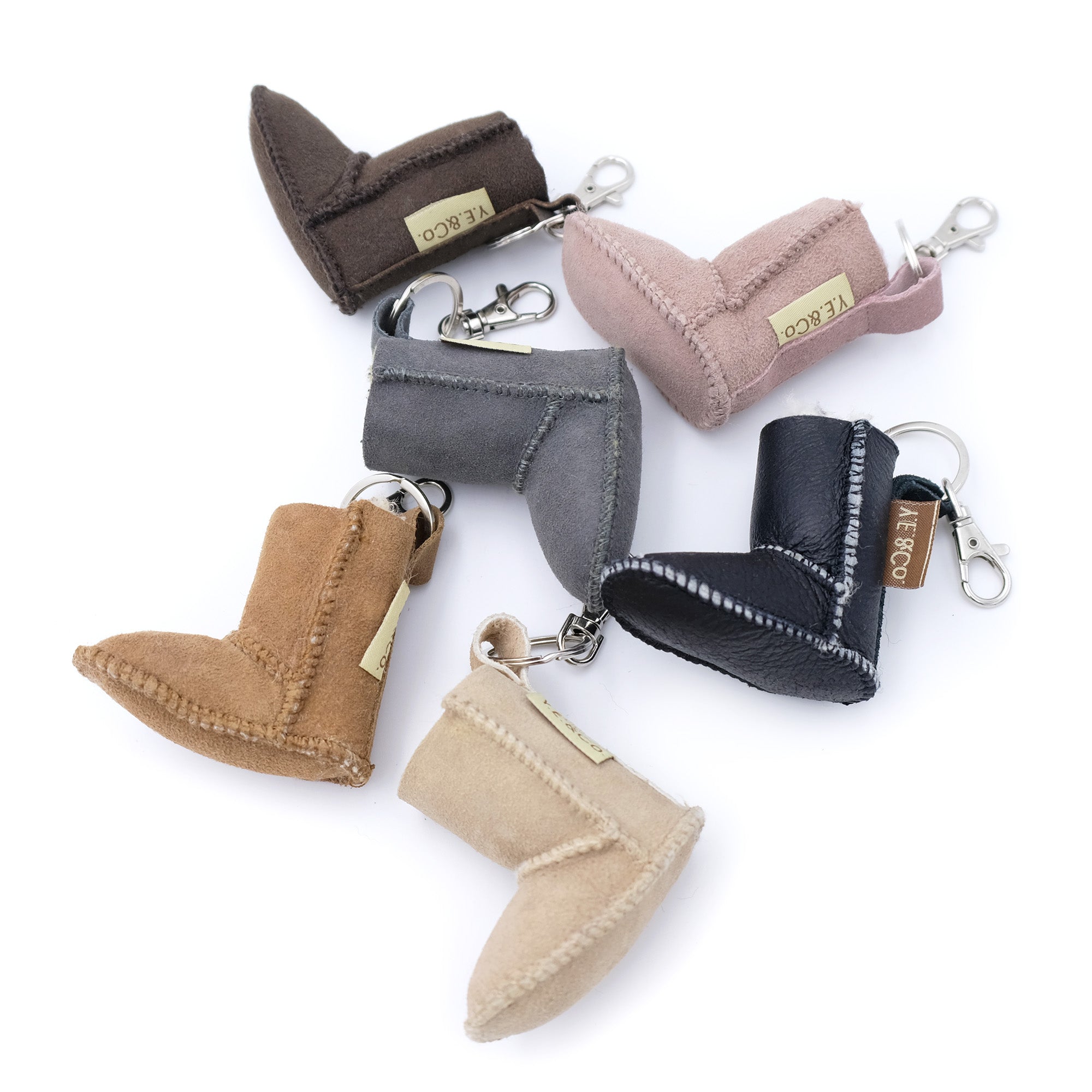 Boot Keychain - Made From Genuine Australian Sheepskin Wool Keyring ...