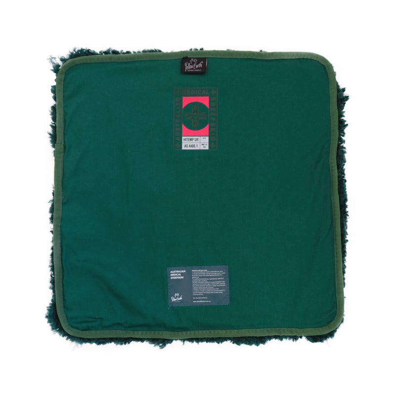 Medical Sheepskin Pressure Reliever Mat - 17.7 inches x 17.7 inches - CSIRO Certified - AS4480.1