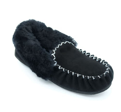Traditional Sheepskin Moccasins with Heel Support - Men's/Women's