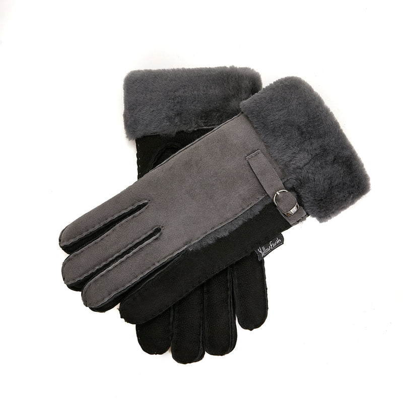 Women's Two Tone Glove - Premium Genuine Sheepskin Glove