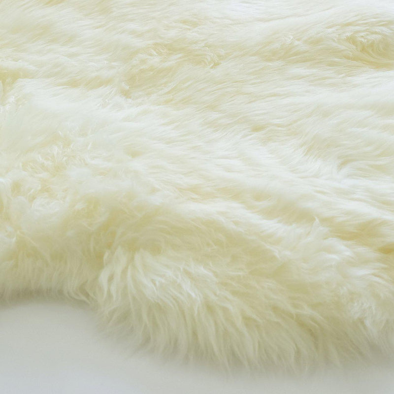 Ivory - Double Sized (180x65cm) - Long Wool Rug - Australian Merino Sheepskin-Rug-Yellow Earth Australia-Yellow Earth Australia